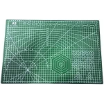 TAPPETINO DA TAGLIO 45X30 CM CUTTING MAT 3MM DI SPESSORE SUPERFICIE AUTO RIGENERANTE DOPPIA FACCIATA TAPPETO VERDE A3