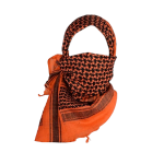 Sciarpa Del Deserto Unisex Foulard Kefiah Arancione Versatile Pashmina Scialle Shemag Quadrata In Cotone 110cm OUT040