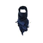 Sciarpa Del Deserto Unisex Foulard Kefiah Blu e Nero Versatile Pashmina Scialle Shemag Quadrata In Cotone 110cm Out043