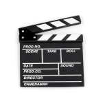 CIAK CINEMATOGRAFICO IN LEGNO CINEMA 27X30cm SET FILM SCENOGRAFIA PROFESSIONALE
